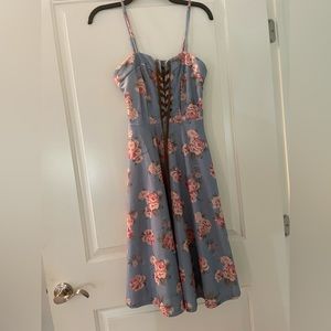 Brand new blue floral Scarlet Darkness dress